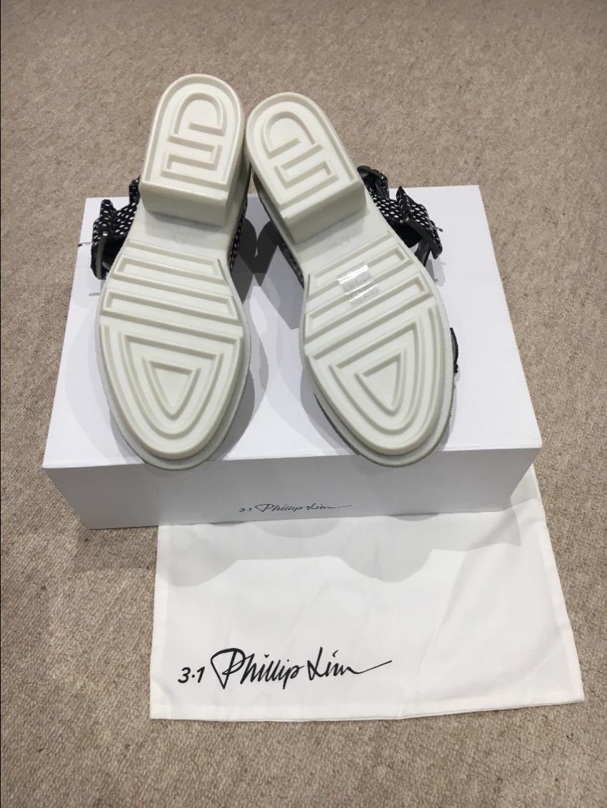 3.1 Phillip Lim Mallory Navy Sandal