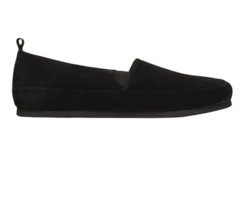 Mulo Black Suede Slippers