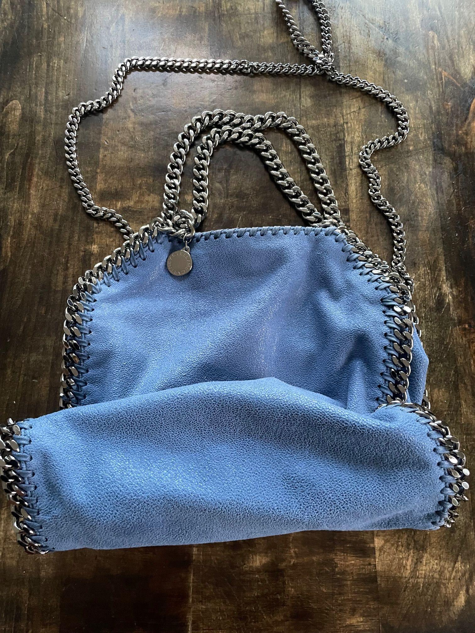 Stella McCartney Blue Tiny Falabella Tote