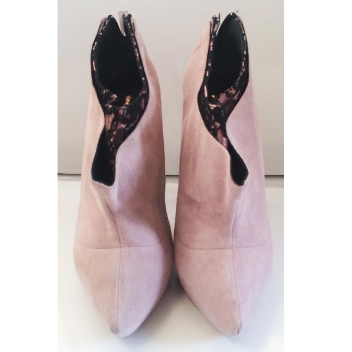 Rupert Sanderson Kit Kat Suede Ankle Boots