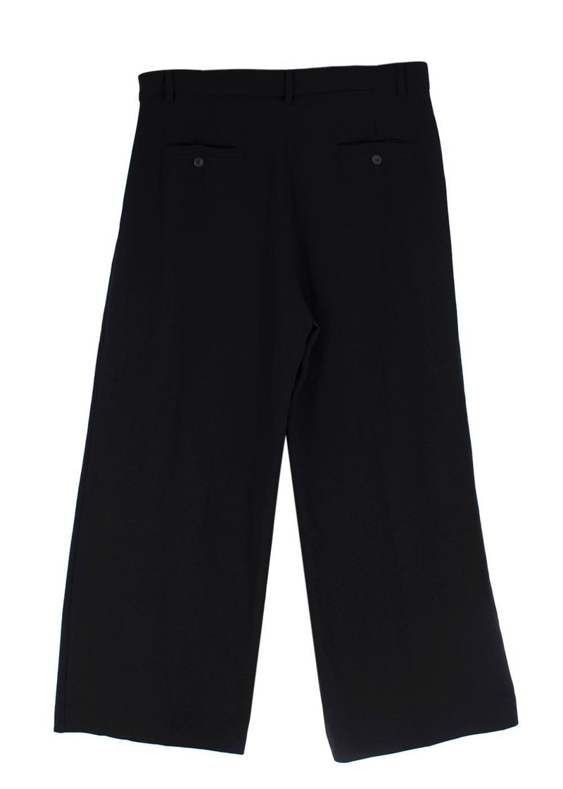 Weekend MaxMara Black Wide Leg Trousers