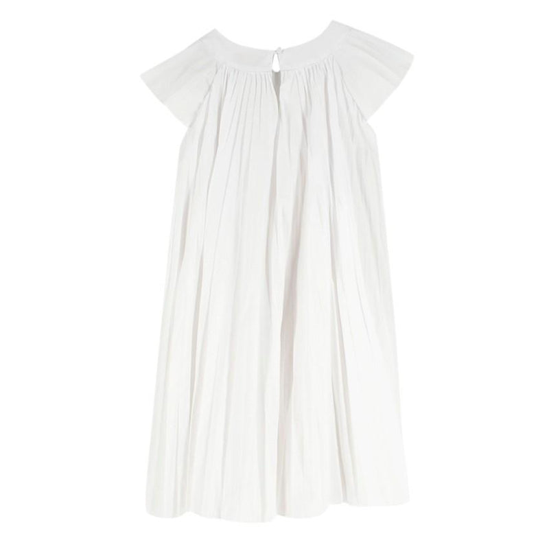 Jacadi white pleated dress