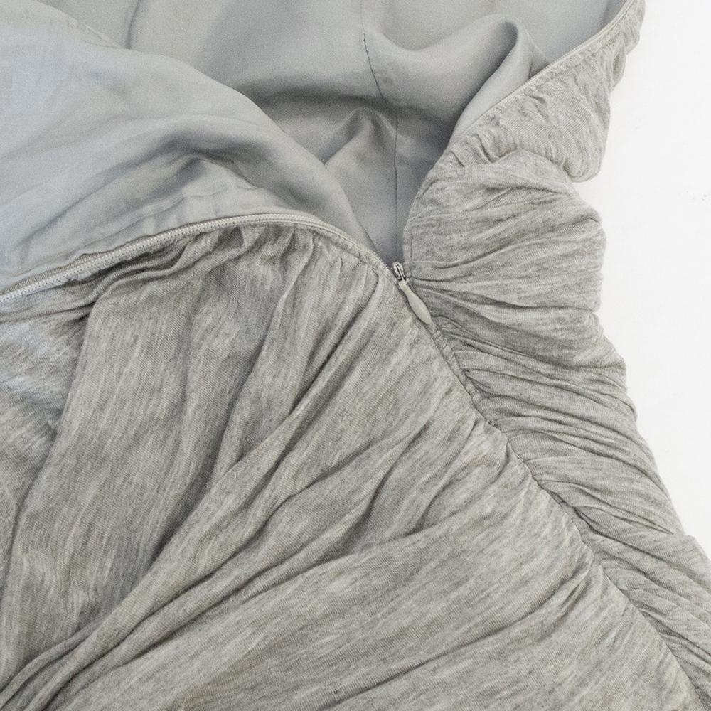 Camila and Marc Grey Strapless dress