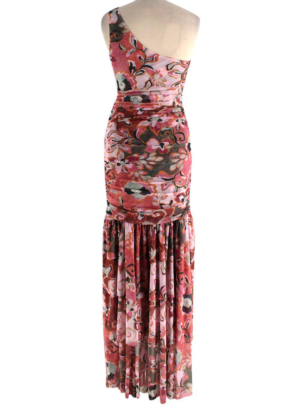 Misa Los Angeles Floral Resort Batik Mesh Alethea Dress