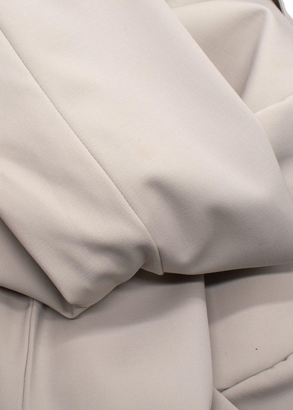 MaxMara Stone 'Reale' Double-Breasted Blazer