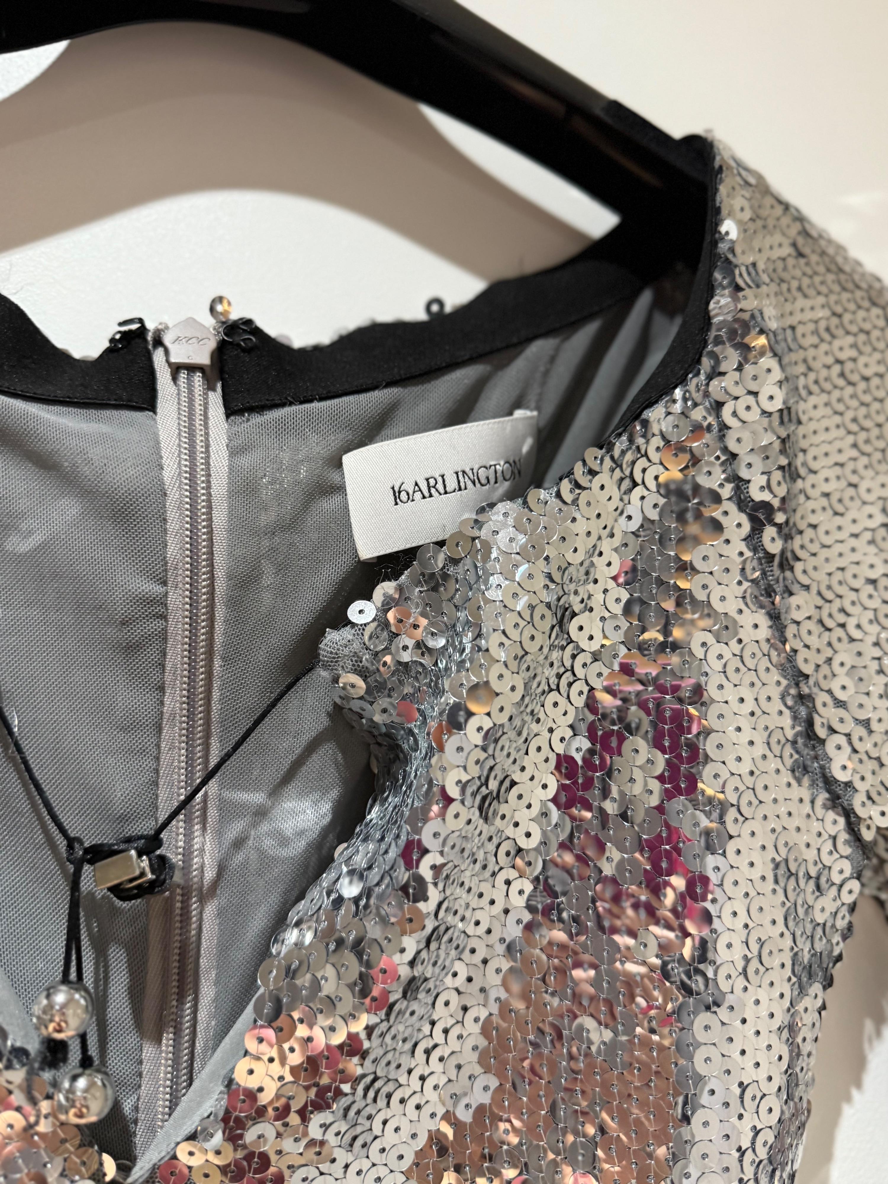 16Arlington Silver Sequin Solare Gown