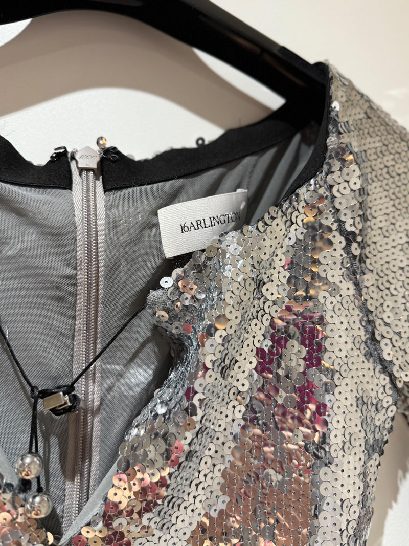 16Arlington Silver Sequin Solare Gown