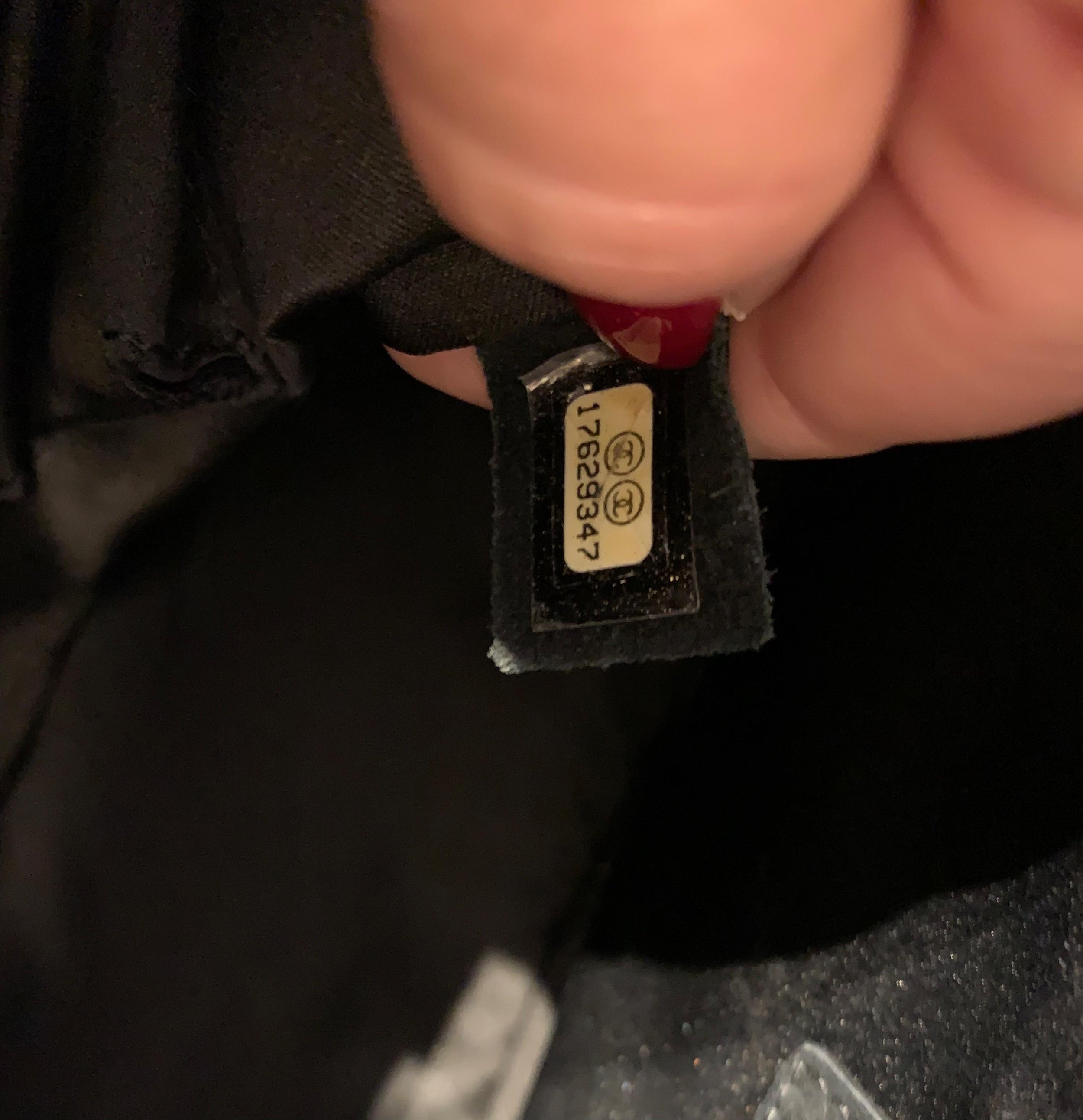 Chanel Black Caviar Leather Camera Bag