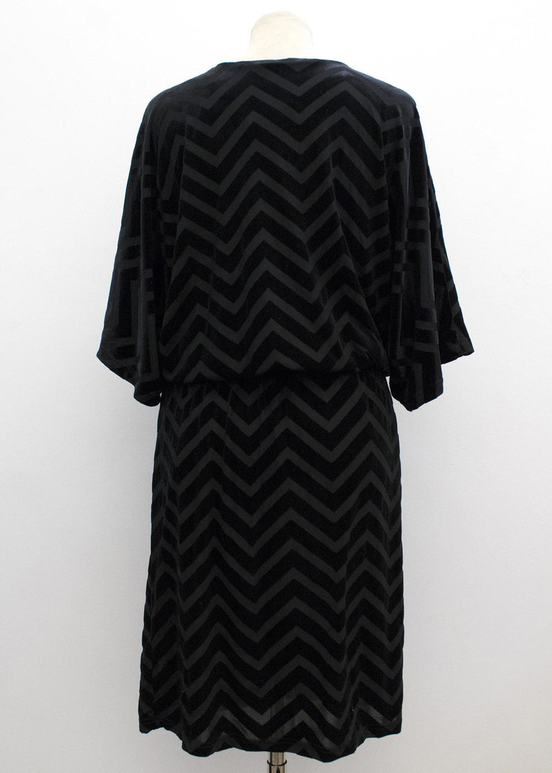 Gestuz Black Velvet Dress