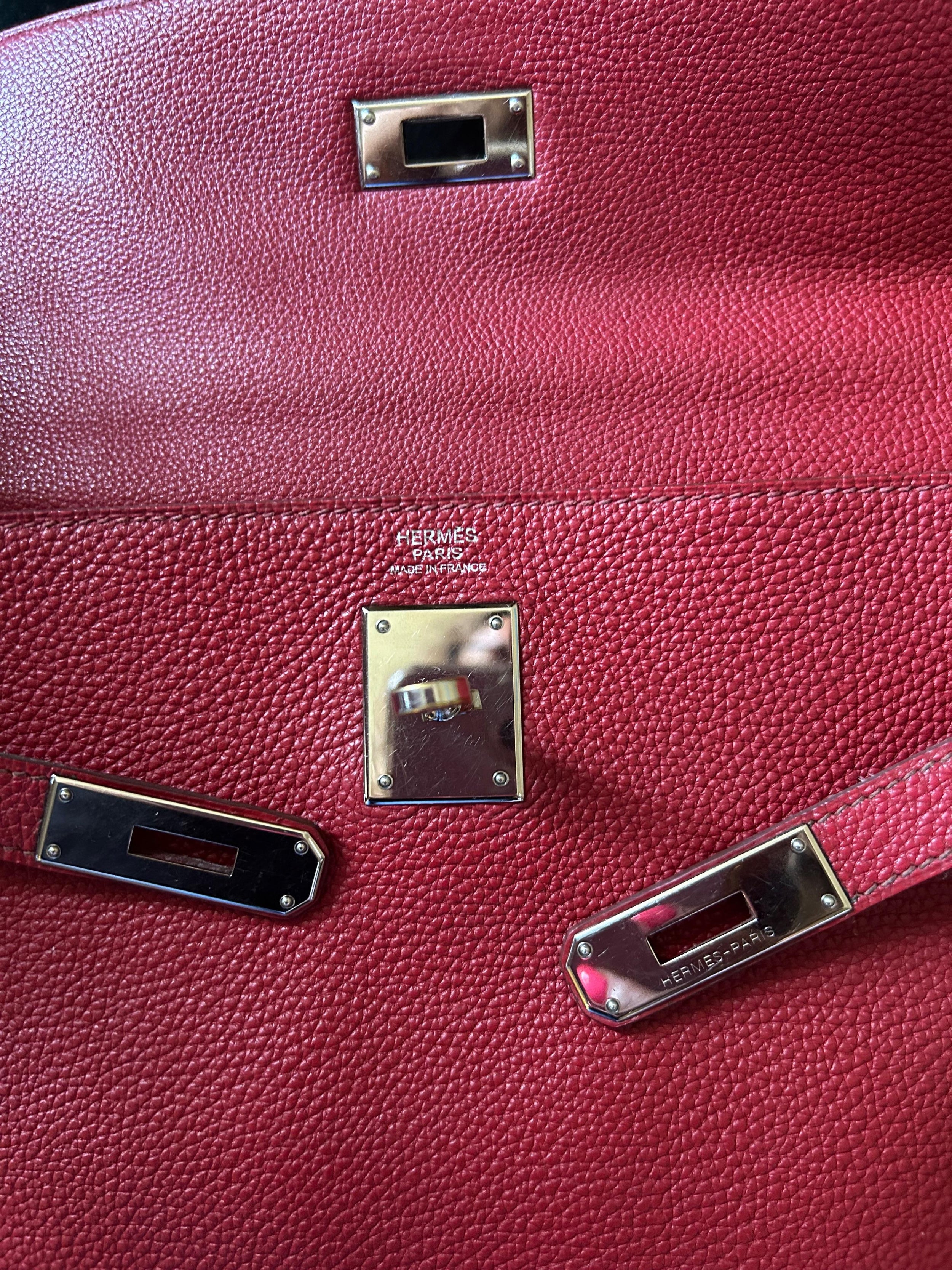 Hermes Rouge Garance Kelly 32cms