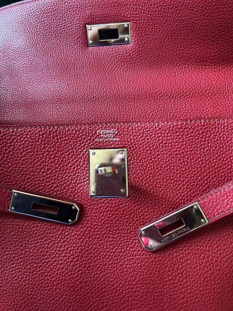 Hermes Rouge Garance Kelly 32cms