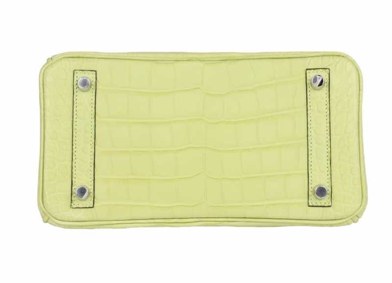 Jaune Bourgeon Birkin 25 cm in Mississippiensis Alligator Matte with Palladium Hardware