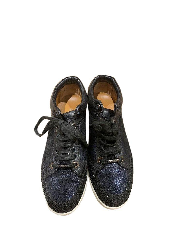 Glitter/Leather Miami Sneakers
