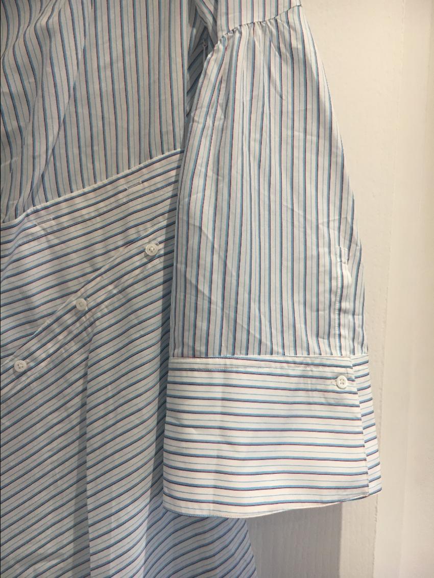 3.1 Phillip Lim Women's Blue Striped Shirt Dress