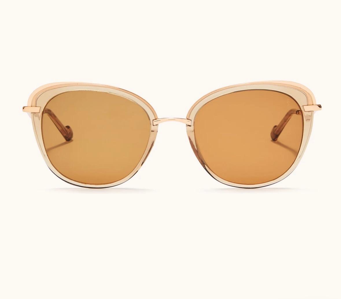 Champagne crystal handmade acetate frame