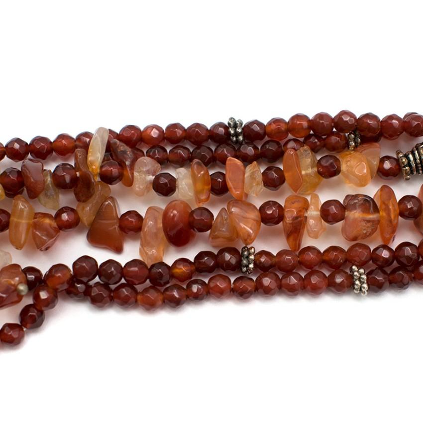 Bespoke Brown Crystal Double-layered Necklace