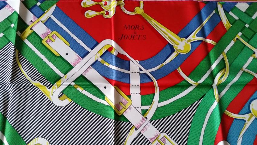 Hermes Sold Out Mors a Jouets Chemise Detail scarf 90