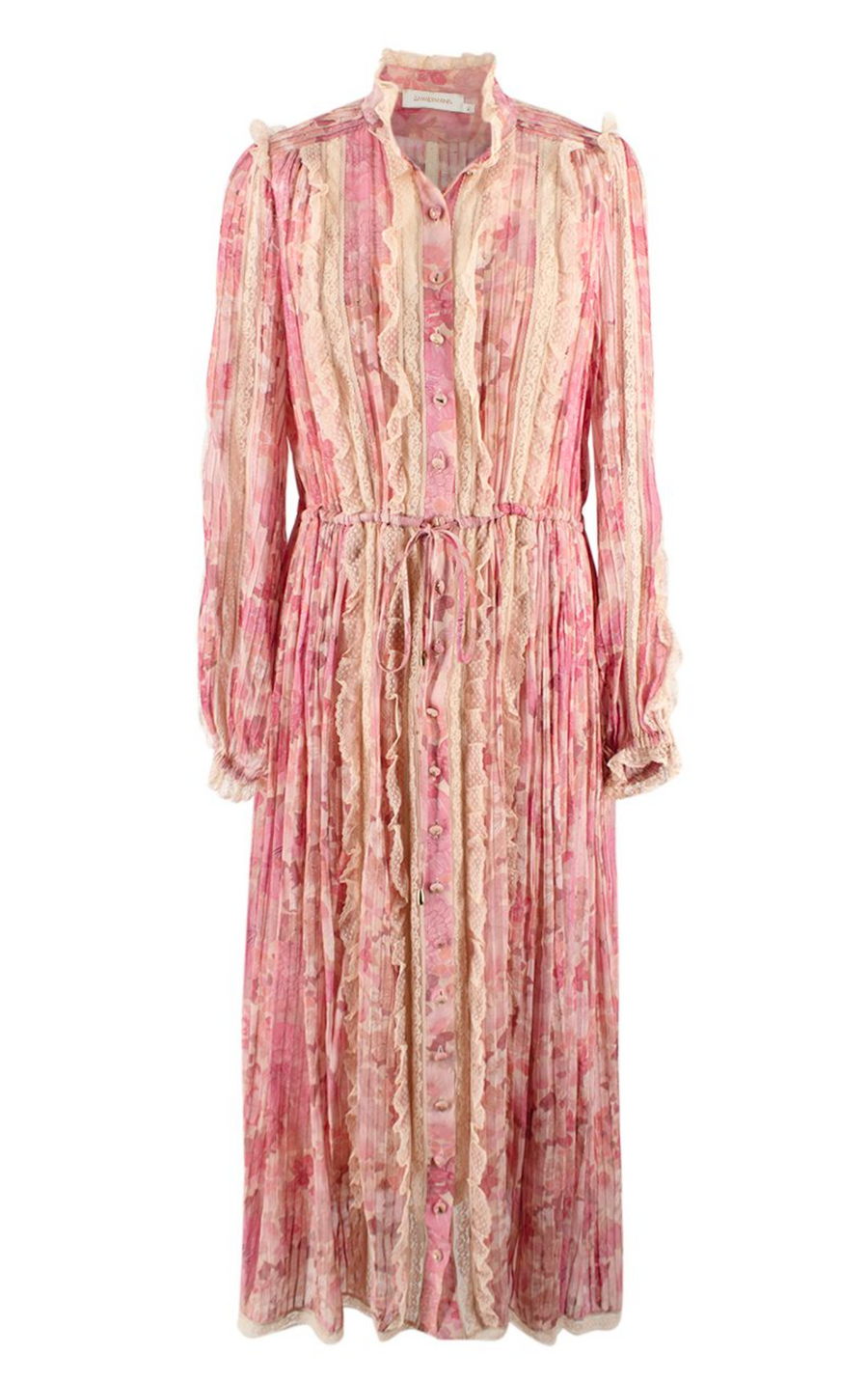 Zimmermann Concert pintuck-detail midi dress
