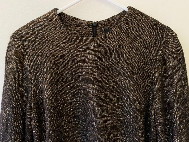 Ellery Flute Sleeve Inception Black/Gold Top