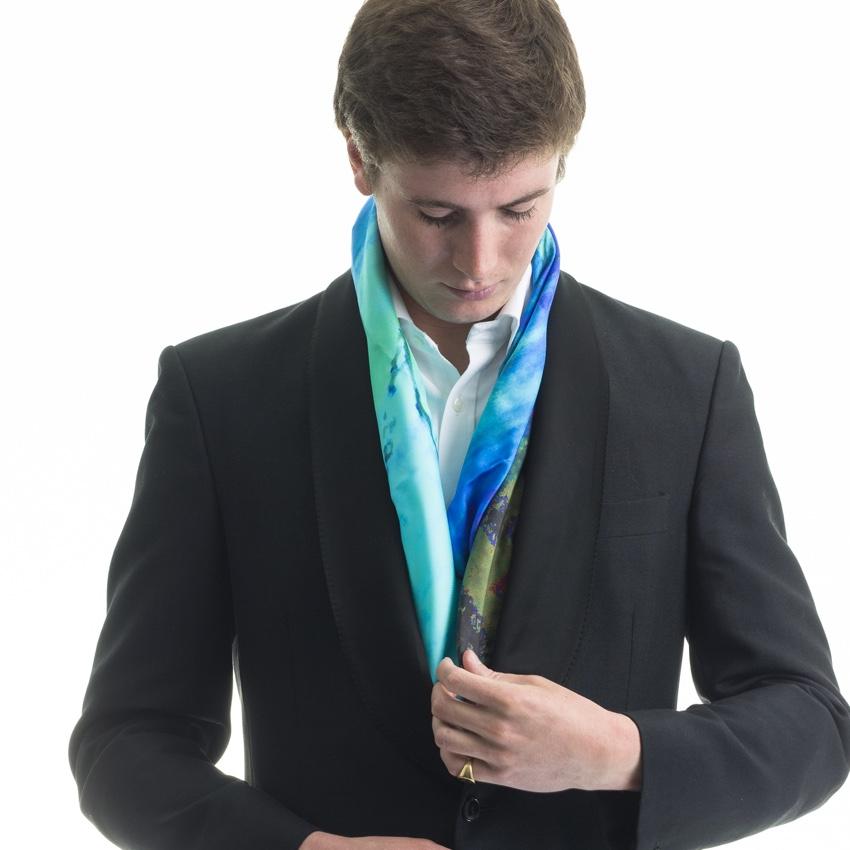 Rosemary Goodenough Twiggery IV Silk Scarf