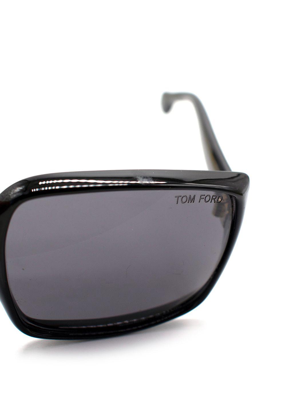 Tom Ford Black Kaya Square-Frame Sunglasses