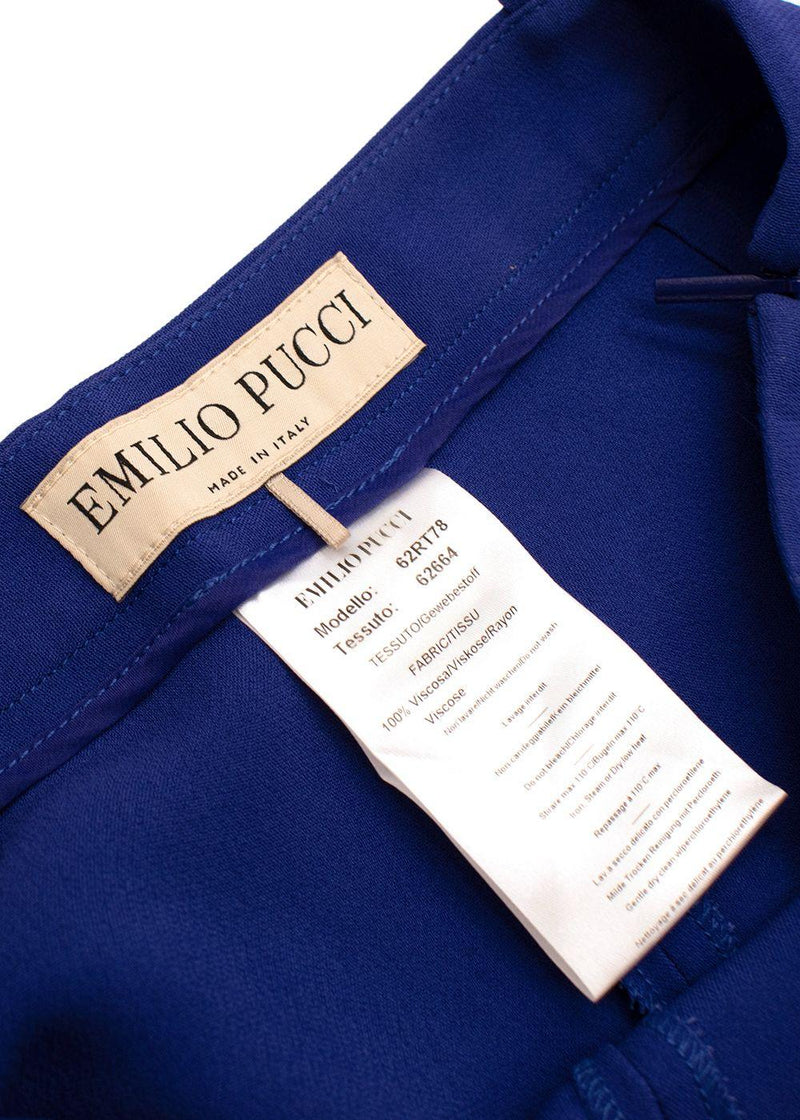 Emilio Pucci Blue Sea Life Shorts