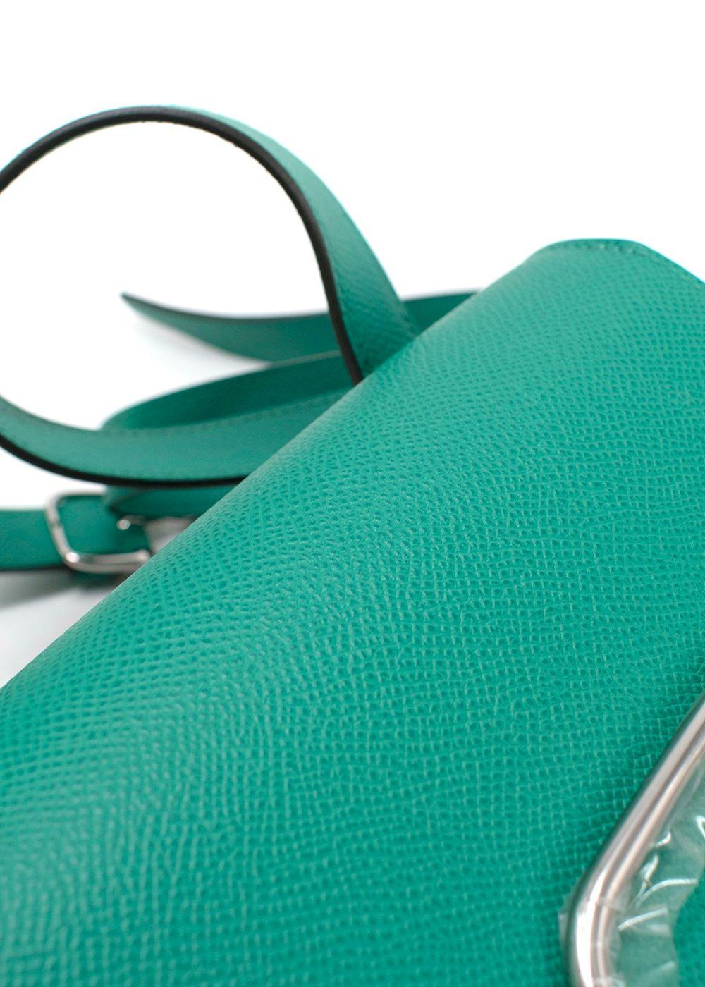 Hermes Vert Jade Epsom Della Cavalleria Shoulder Bag