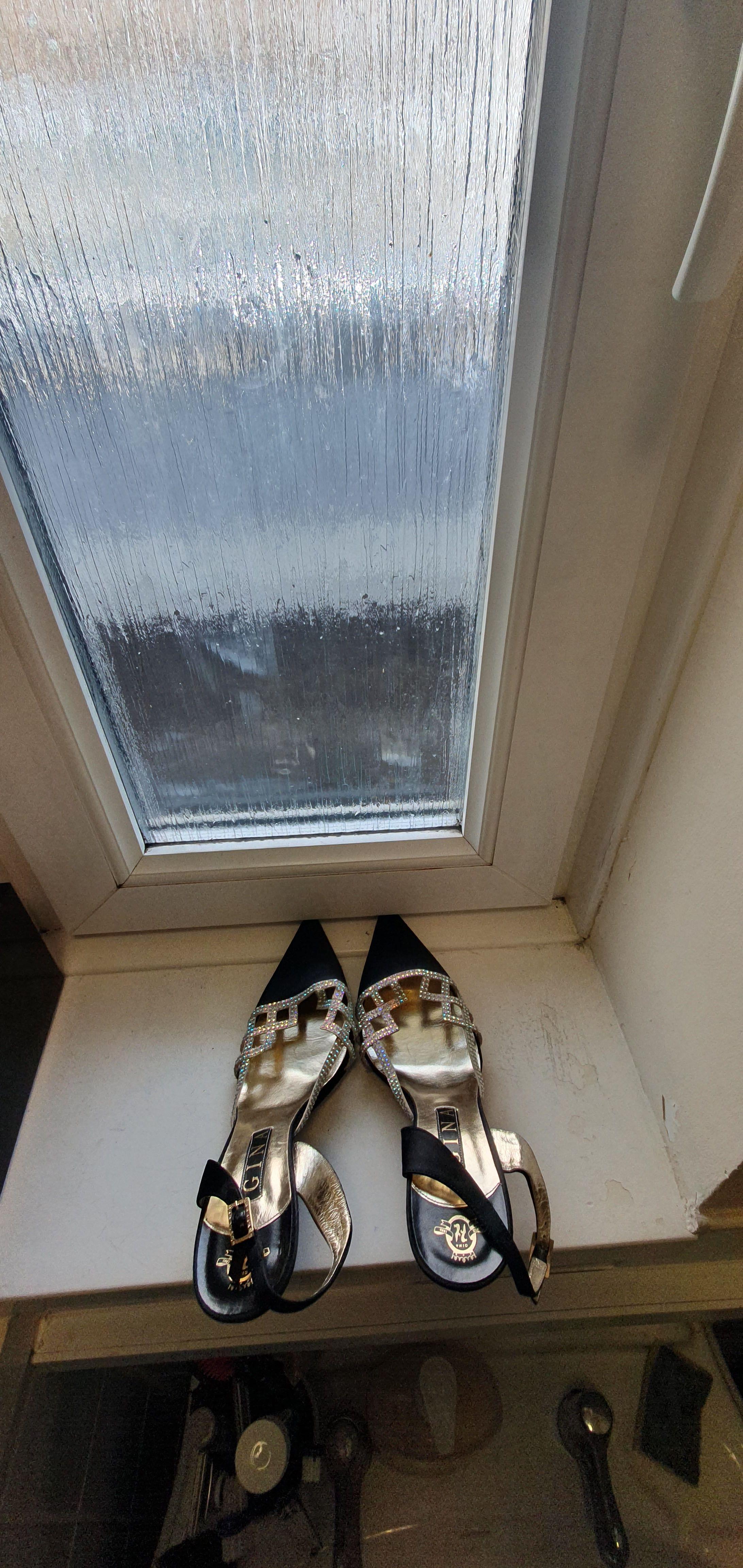 Crystal Embellished Slingback Sandals