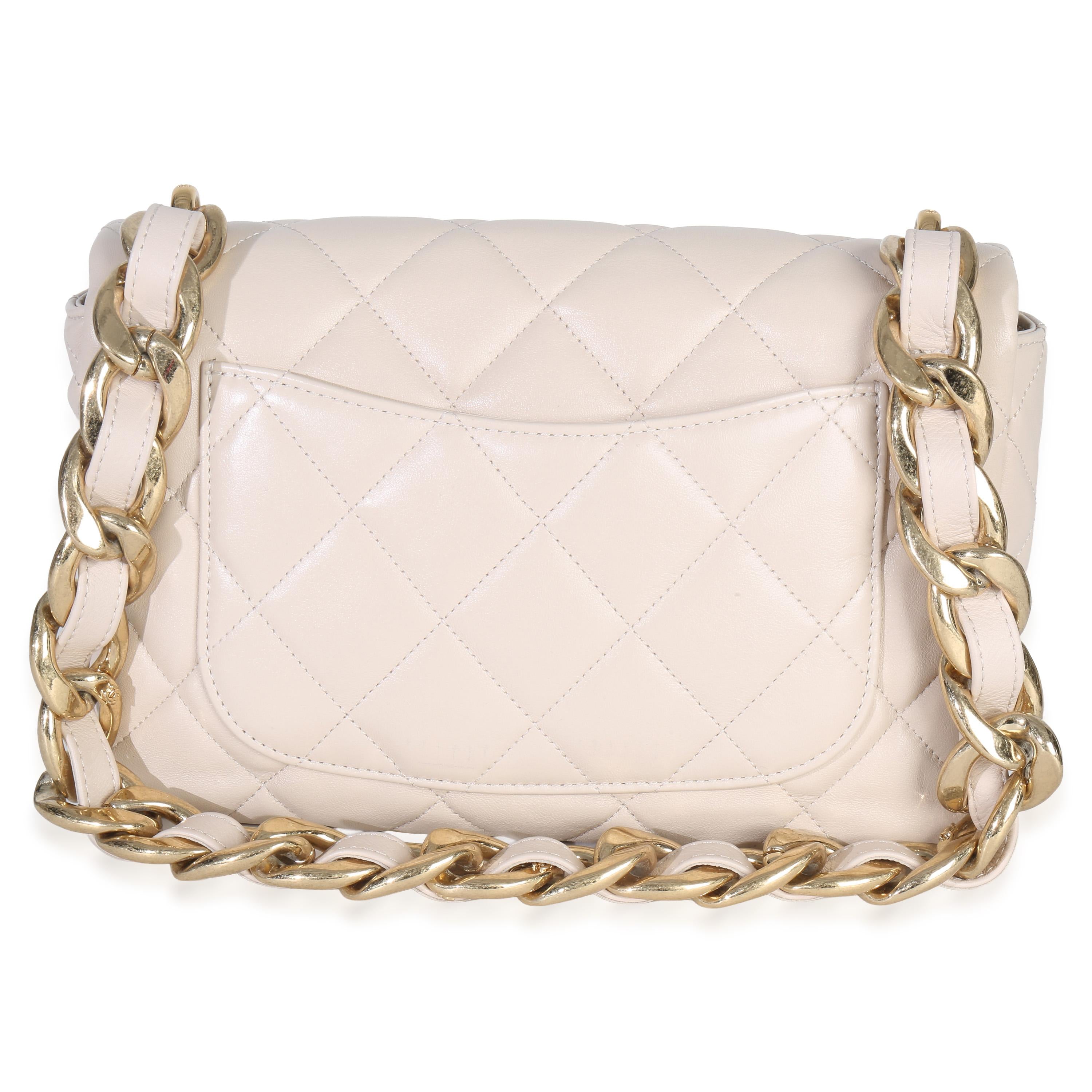 Chanel Quilted Lambskin Large Funky Town Flap Bag