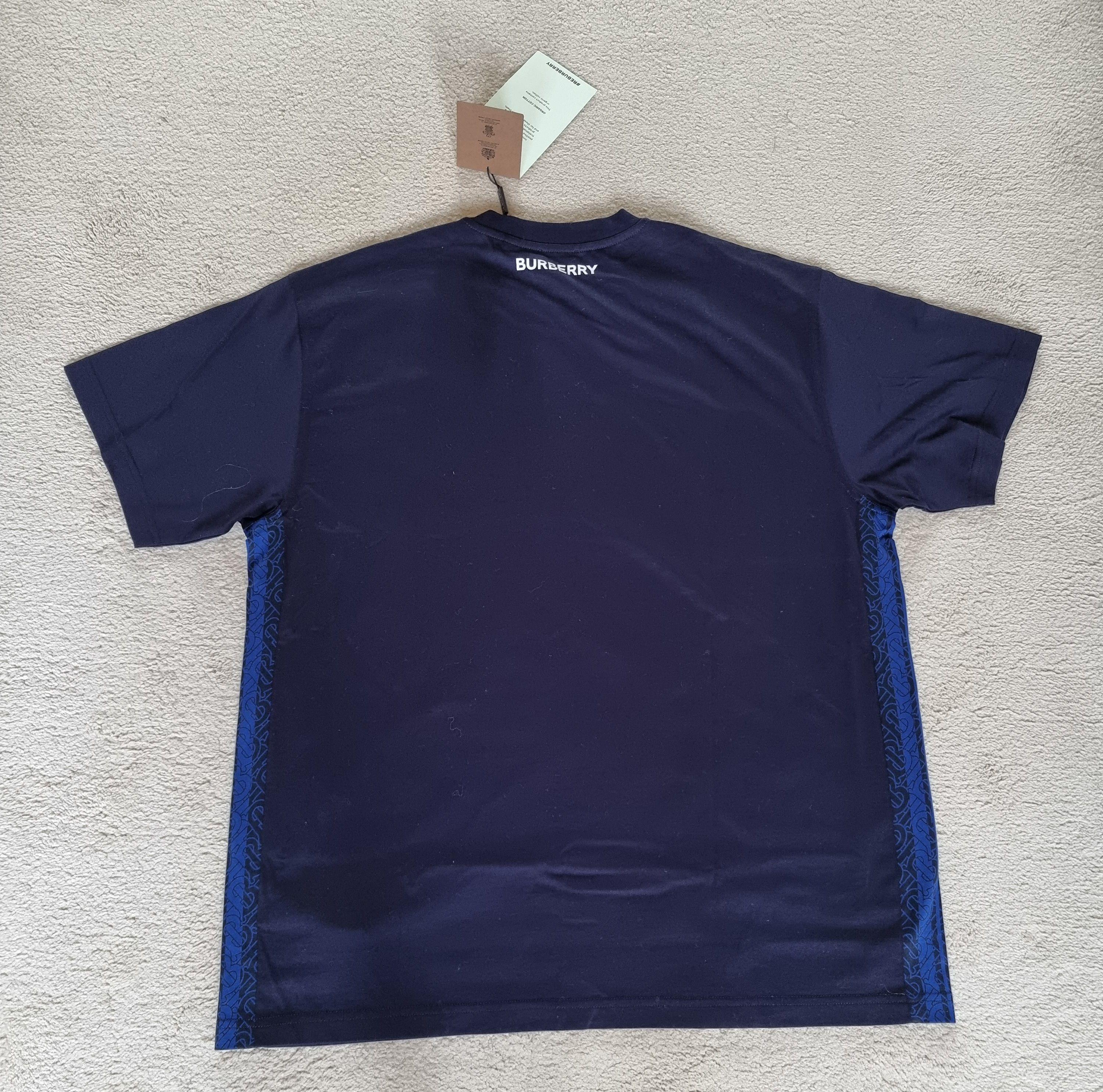 TB Striped Navy Blue Cotton T-Shirt
