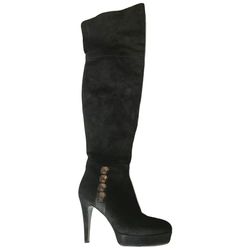 Ferre Milano Over Knee Suede Boots