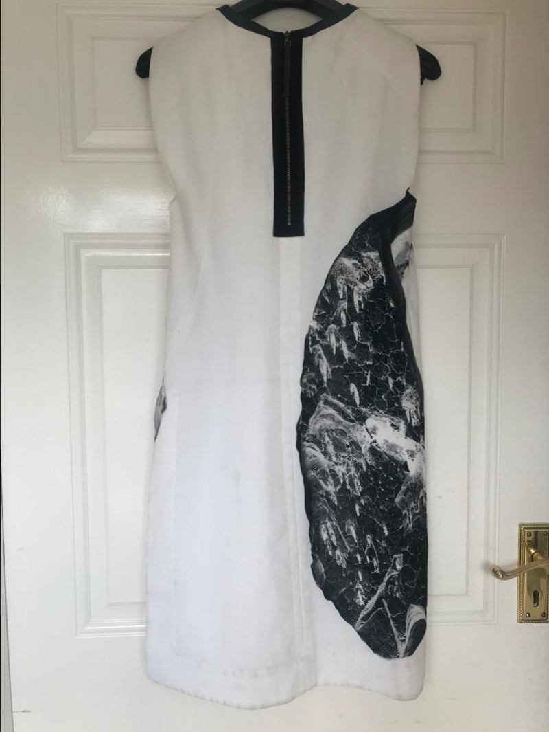 Helmut Lang Marble Print Dress