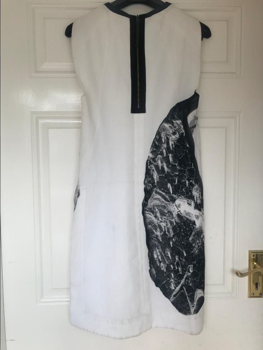 Helmut Lang Marble Print Dress