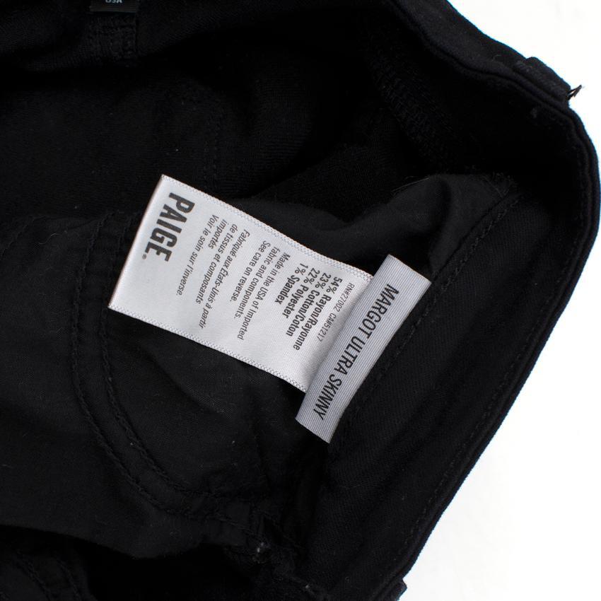 PAIGE black Straight leg Jeans