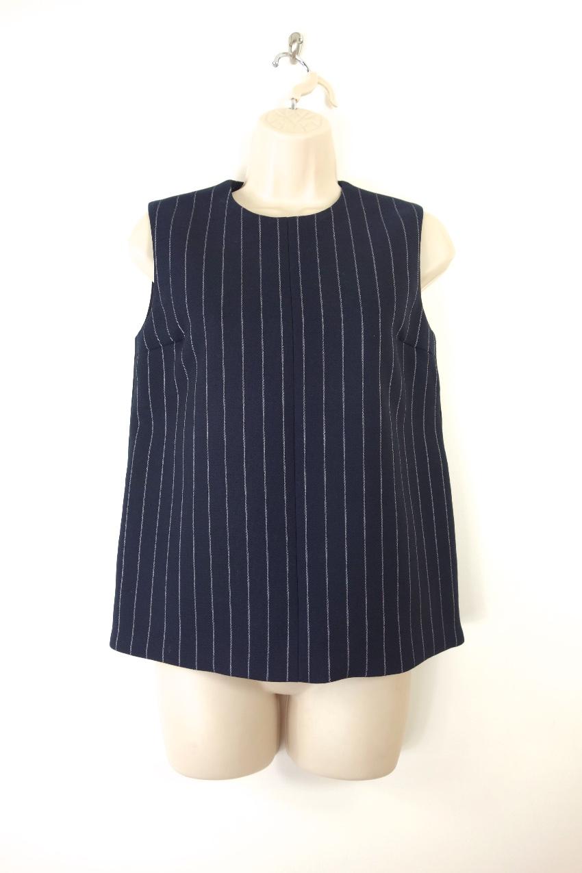 Victoria Victoria Beckham Striped Sleeveless Vest