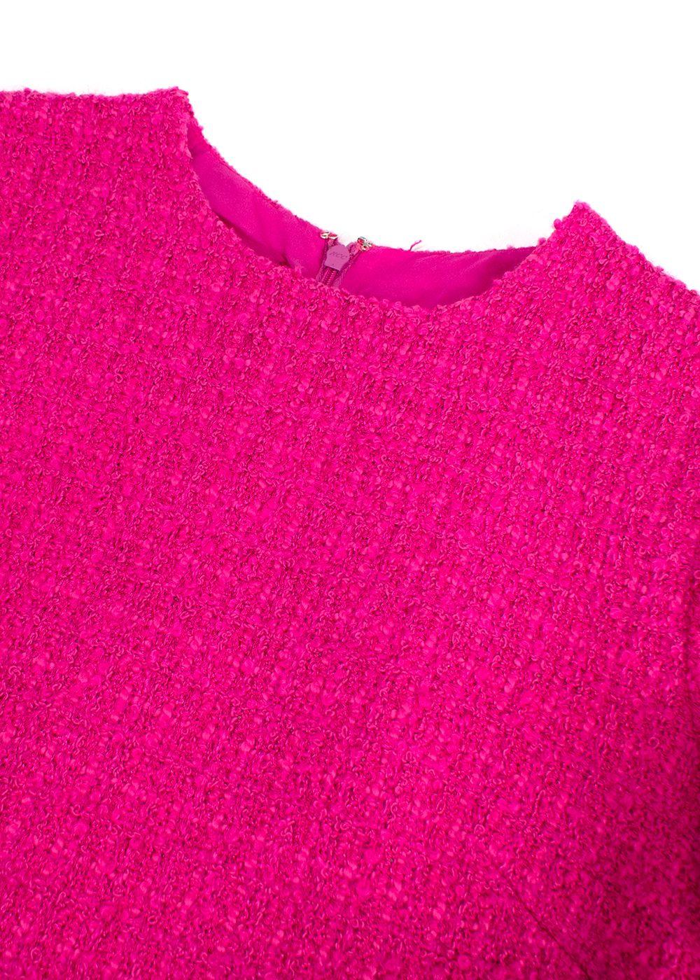 Valentino Pink Tweed Mini Shift Dress