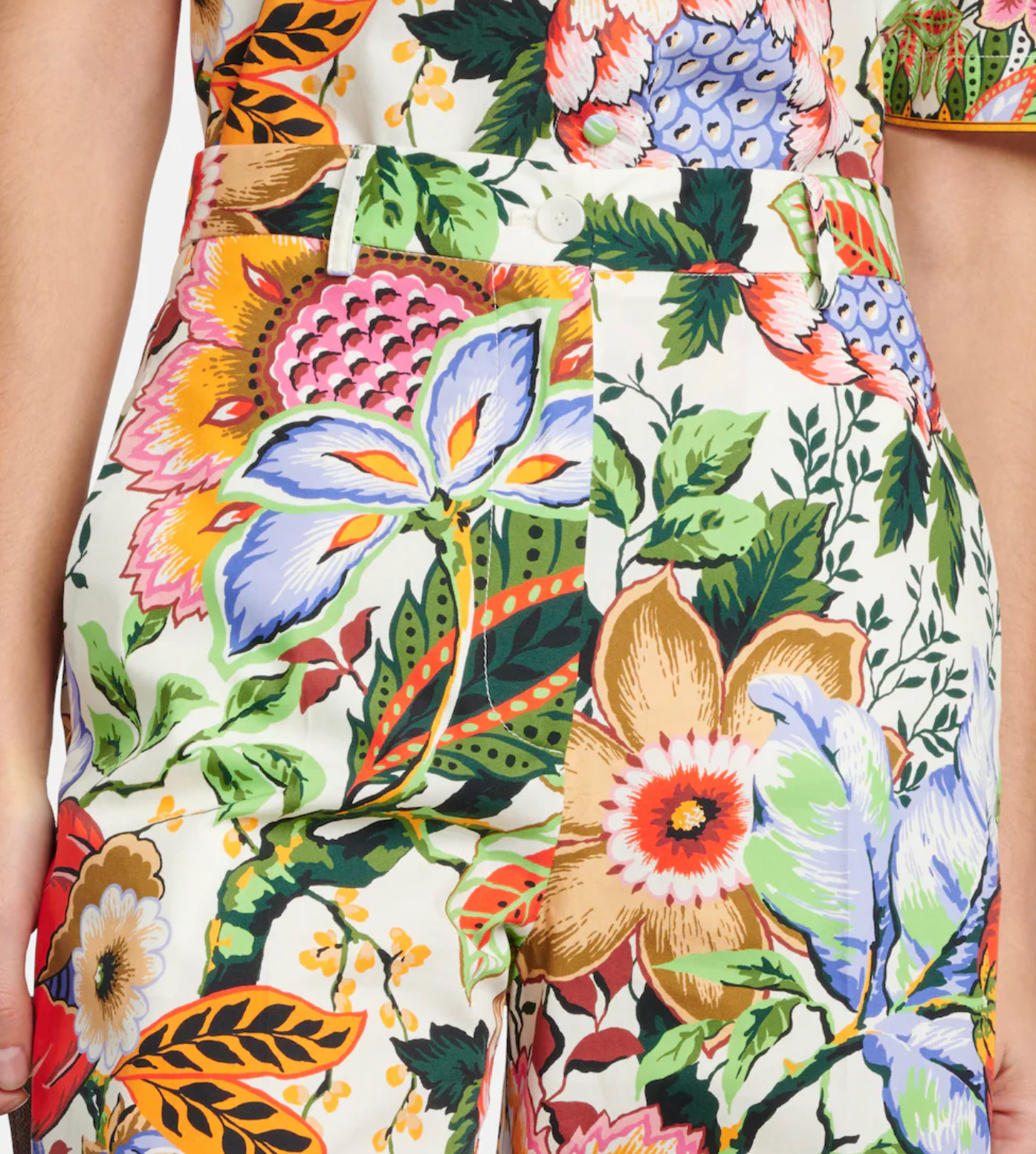 Etro Floral Cotton Culottes