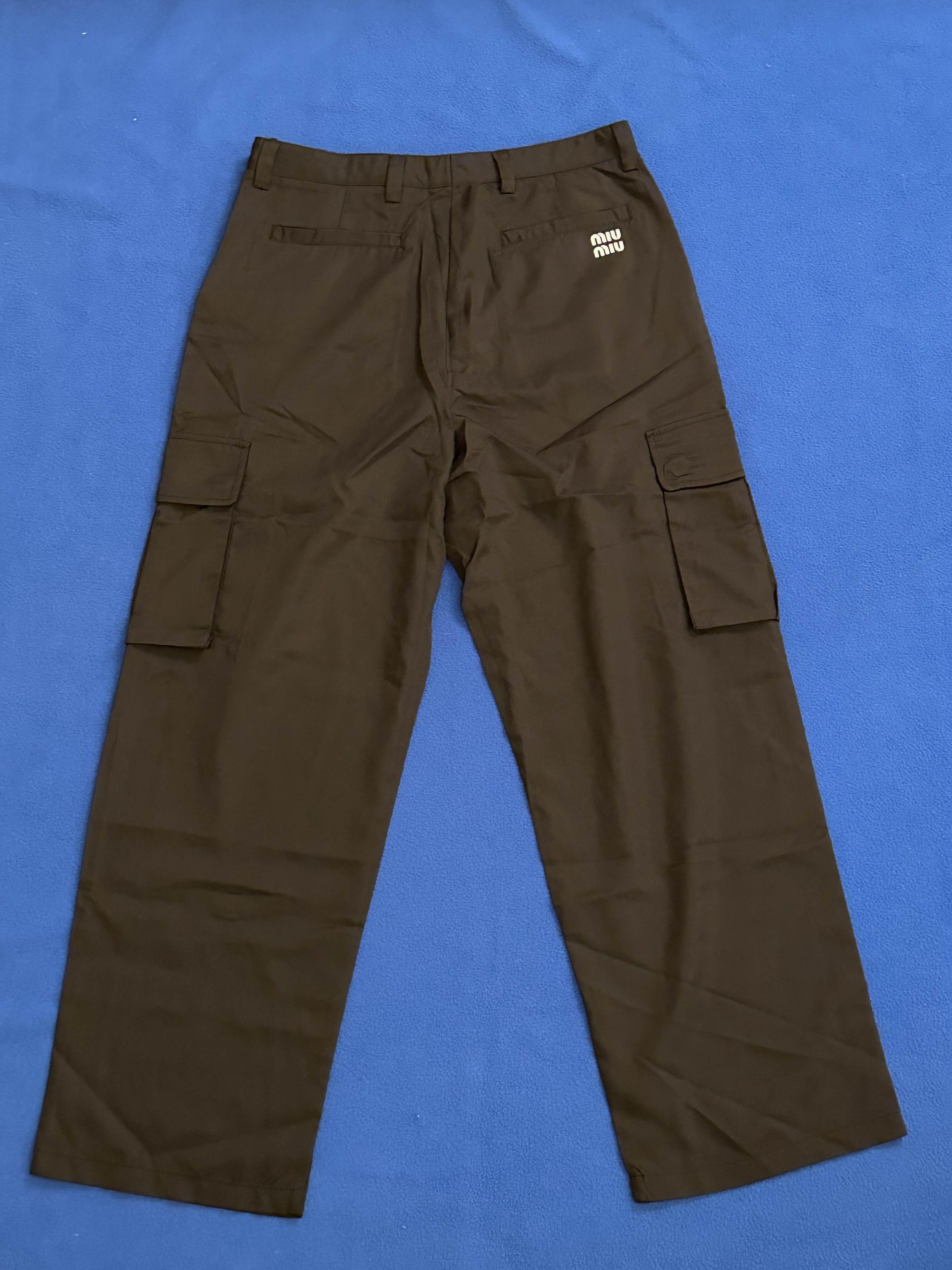 Miu Miu Black Cargo Pants