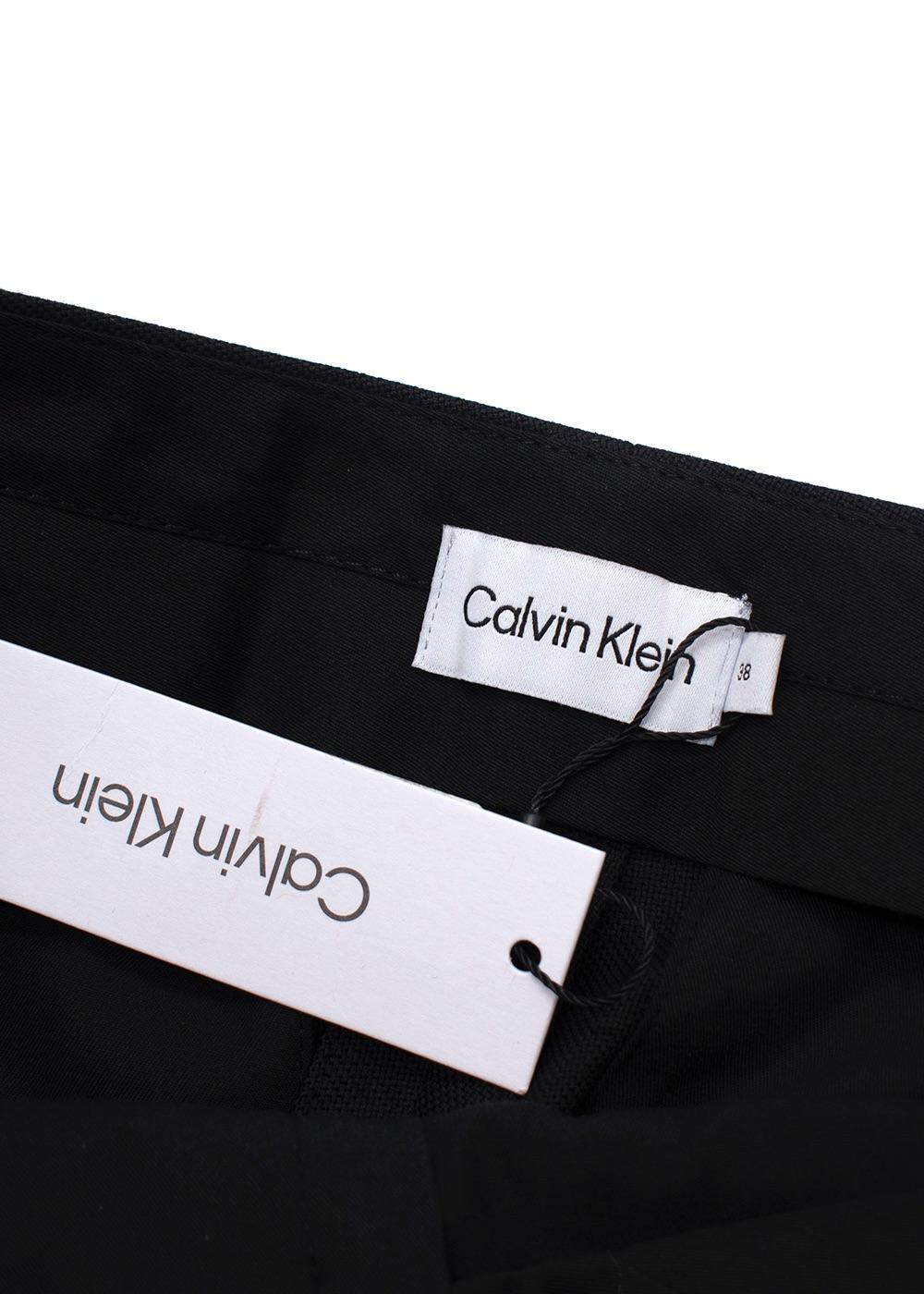 Calvin Klein Black Slim Tapered Trousers