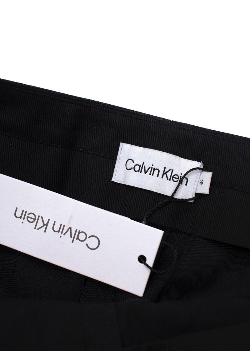 Calvin Klein Black Slim Tapered Trousers