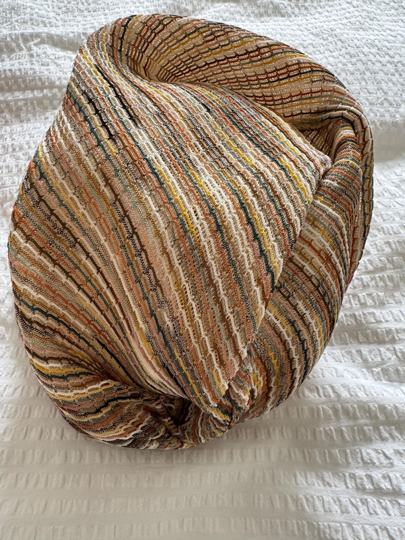 Missoni Beige Straw Turban