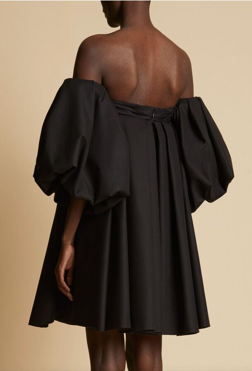 Khaite Black Katerina Mini Dress