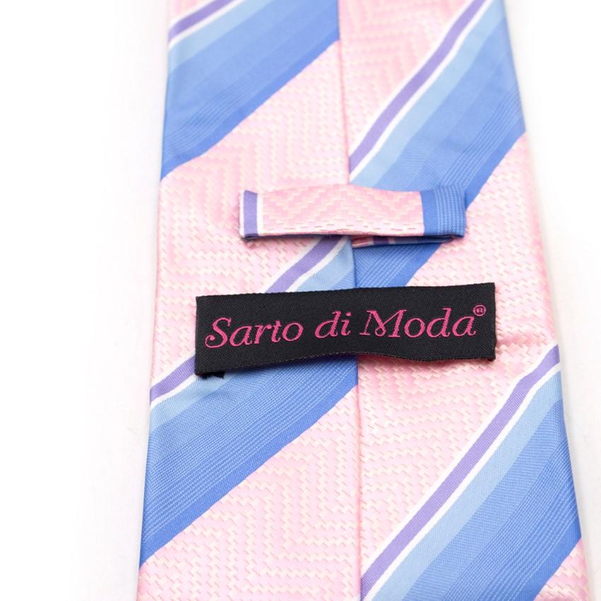 Sarto di Moda Silk Stripes Tie and Cufflinks Giftset