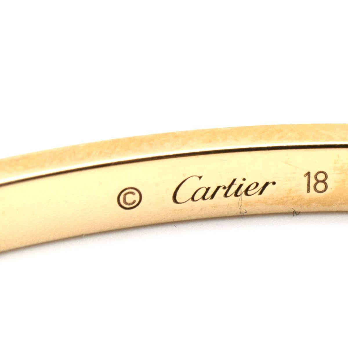 Cartier LOVE bracelet, Small Model 18 With Box