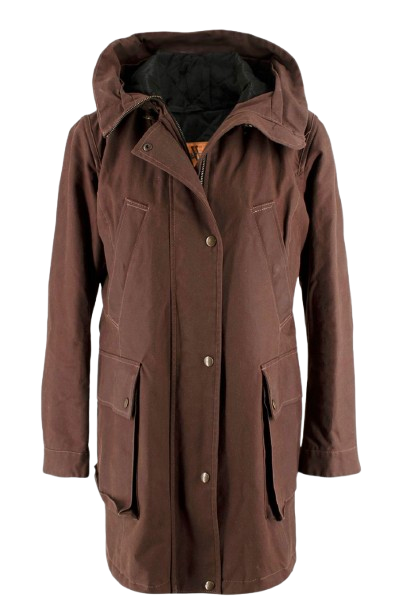 Belstaff Weatherproof Hooded Brown Coat