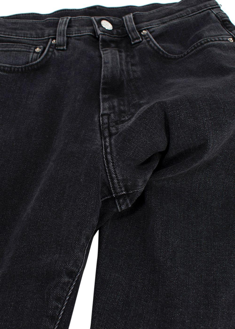 Toteme Washed Black Twisted Seam Jeans