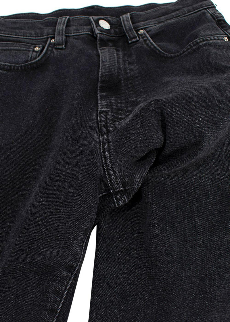 Toteme Washed Black Twisted Seam Jeans