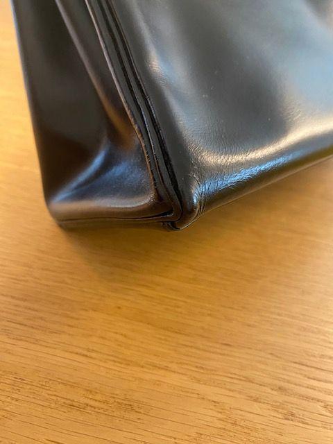 Hermes Black Box Leather Kelly 32