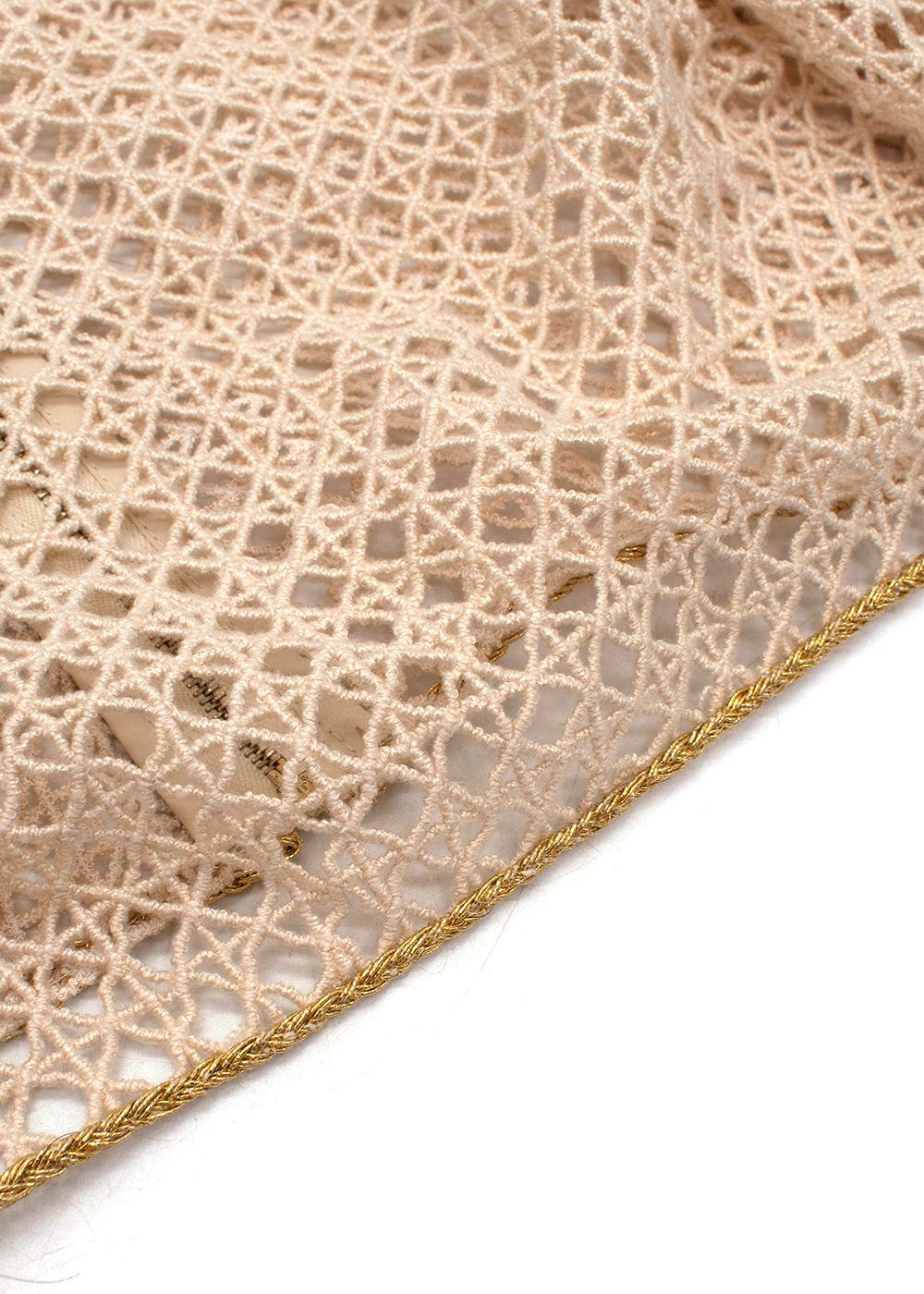 Embellished Crochet Top