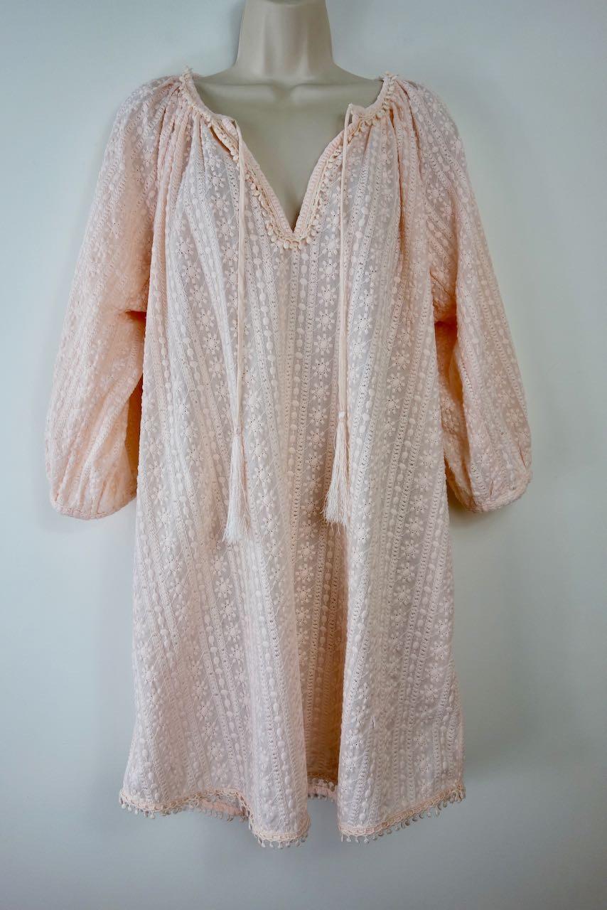 Breezy Embroidered Beach Dress